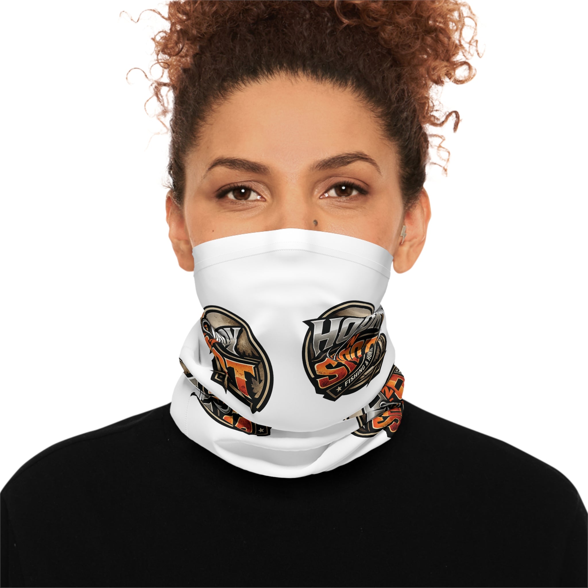 Hook N Shoot Logo Neck Gaiter — Fishing & Hunting Face Mask